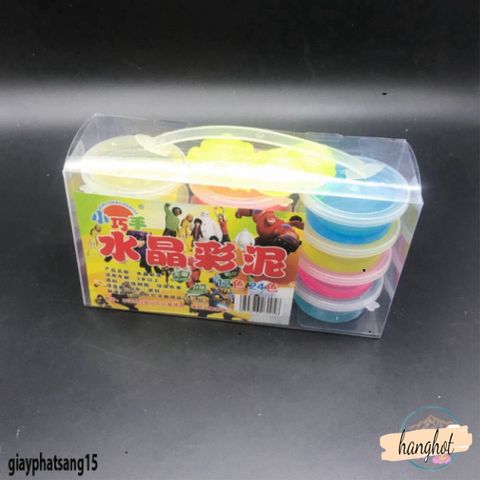 Khay 12 Hộp Hồ Cốt Kim Tuyến Đồ Chơi Slime - Sắc Màu Tươi Sáng, Thú Vị Cho Trẻ Em, Đồ Chơi Giá Rẻ, Sáng Tạo!