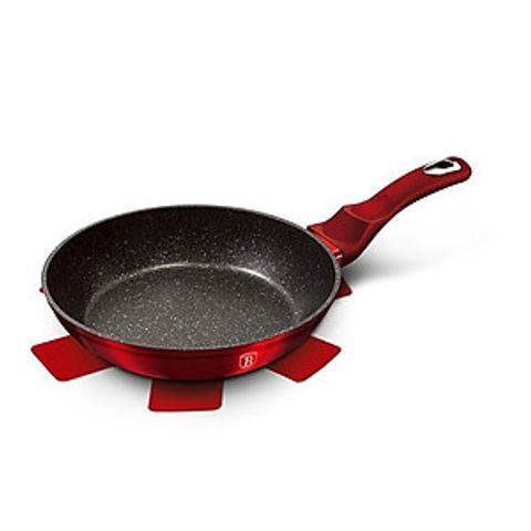 Chảo Rán Berlinger Haus BH/1251N 20cm Màu Đỏ - Chất Liệu Nhôm Rèn, Phù Hợp Bếp Từ, Thiết Kế Sang Trọng, Thân Thiện Môi Trường