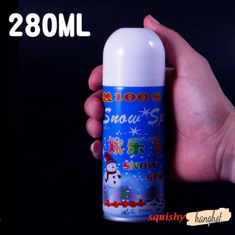 Bộ 5 Bình Xịt Tuyết Trang Trí 210ml - An Toàn, Không Tan Chảy, Hoàn Hảo Cho Lễ Giáng Sinh và Dịp Lễ Hội