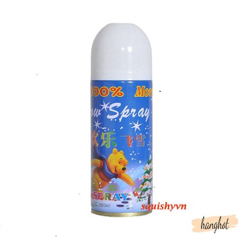 Bộ 5 Bình Xịt Tuyết Trang Trí 210ml - An Toàn, Không Tan Chảy, Hoàn Hảo Cho Lễ Giáng Sinh và Dịp Lễ Hội