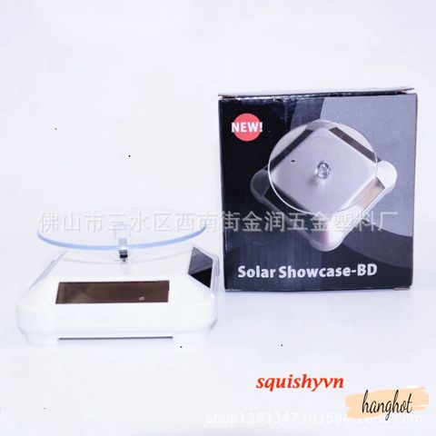 Bàn Xoay Chụp Ảnh 360 Độ Năng Lượng Mặt Trời - Giá Đỡ Đạo Cụ Hoàn Hảo Cho Video và Hình Ảnh, Tiết Kiệm Năng Lượng, Thân Thiện Với Môi Trường