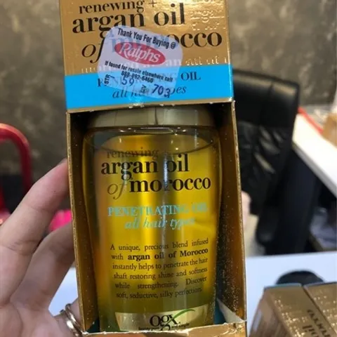 Tinh Dầu Dưỡng Tóc Renewing + Argan Oil Of Morocco 100ml - Phục Hồi & Nuôi Dưỡng Tóc Hư Tổn, Bảo Vệ Tóc Khỏi Tác Động Môi Trường