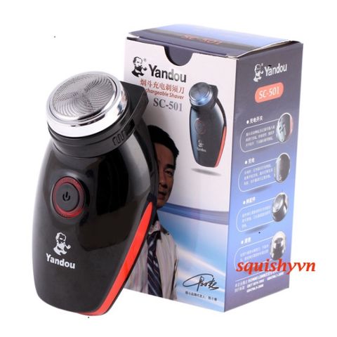 Máy cạo râu Yando SC501 - Thiết kế mỏng nhẹ, lưỡi nghiêng tiện lợi, bảo vệ da, sạc nhanh, giải pháp hoàn hảo cho nam giới