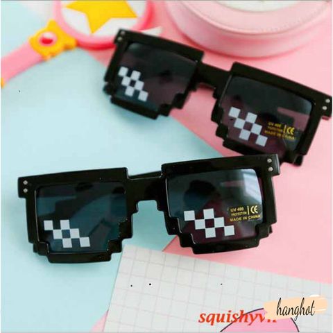 Kính Mát Thug Life Đen - Kính Chống Nắng Chất Lượng Cao Dành Cho Game Thủ và Người Đam Mê Meme - Phong Cách Đặc Biệt