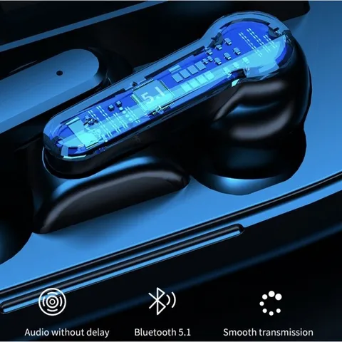 Tai Nghe Bluetooth M19 Pro Nhét Tai Không Dây Chính Hãng Chống Nước IPX7, Cảm Ứng, Chống Ồn, Âm Bass Mạnh, Pin Trâu