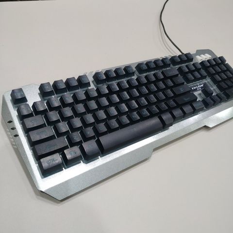 Combo Bàn Phím Chuột Gaming EWEADN K005 Đen, Giả Cơ LED 7 Màu, Chống Nước - Dành Cho Gamer và Nhân Viên Văn Phòng