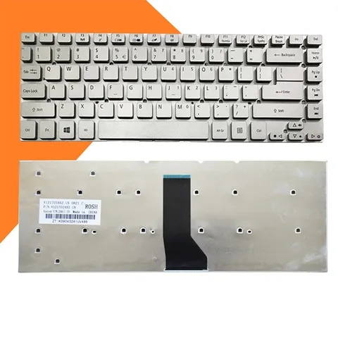 Bàn Phím Laptop Acer Aspire Màu Bạc - Tương Thích Các Mã 3830 4755 4830 V3-431 V3-471 E1-430 E1-432 E1-411 E5-471 GATEWAY NV47