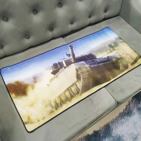 Miếng Lót Chuột Xe Tăng A50 Lớn 90x40cm - Cao Su, Chống Nước, Chống Trầy, Chuyên Dụng Cho Game Thủ - Siêu Bền, Không Trượt
