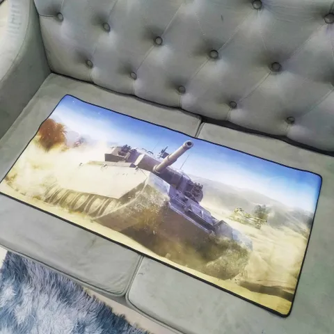 Miếng Lót Chuột Xe Tăng A50 Lớn 90x40cm - Cao Su, Chống Nước, Chống Trầy, Chuyên Dụng Cho Game Thủ - Siêu Bền, Không Trượt