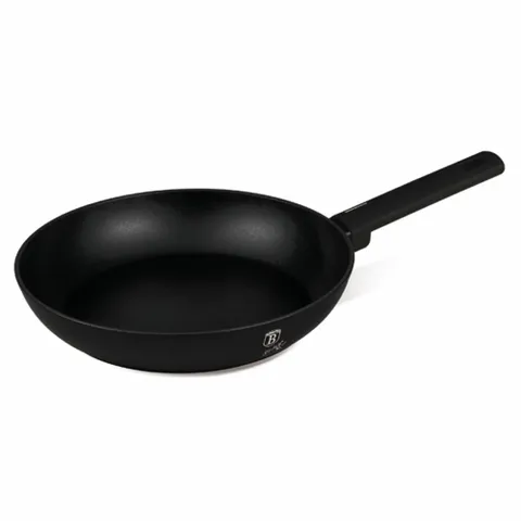 Chảo Rán Berlinger Haus BH/8171 28cm - Matte Black Collection Chống Dính TitanPro An Toàn cho Sức Khỏe, Công Nghệ Tiết Kiệm Năng Lượng