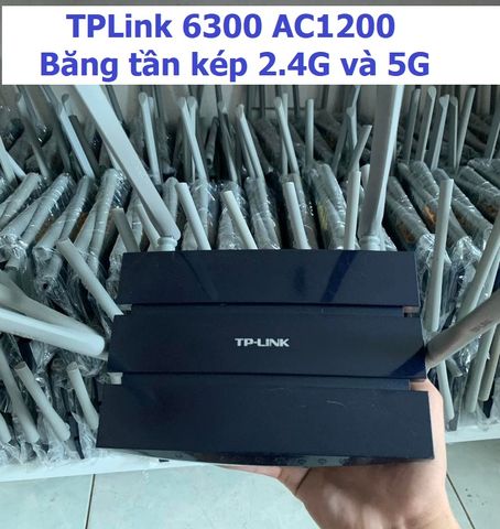 Bộ Phát Wifi TPLink 6300 AC1200Mbps - Router 2 Băng Tần 4 Râu Tốc Độ Cao - Kèm Hướng Dẫn Cài Đặt Tiếng Việt, Hàng Đã Sử Dụng