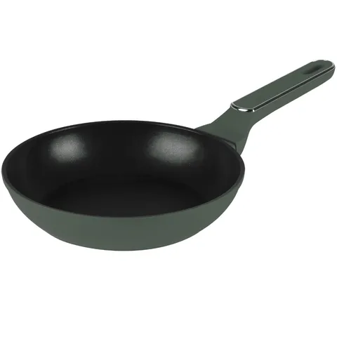 Chảo Rán Berlinger Haus BH/8152 28cm Màu Xanh Lá - Bộ Sưu Tập Matte Green, Chống Dính TitanPro, Tiết Kiệm Năng Lượng