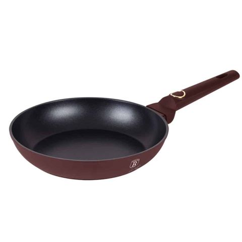 Chảo rán Berlinger Haus 28cm màu đỏ mận - Leonardo Collection, thiết kế tinh tế, sử dụng trên mọi loại bếp, chống dính tuyệt vời.