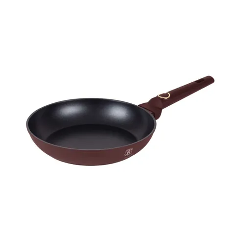 Chảo rán Berlinger Haus 28cm màu đỏ mận - Leonardo Collection, thiết kế tinh tế, sử dụng trên mọi loại bếp, chống dính tuyệt vời.
