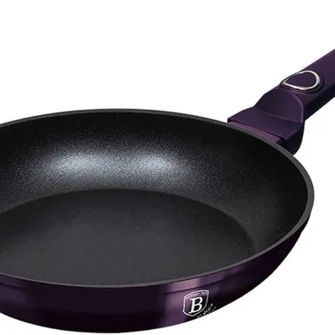 Chảo rán Berlinger Haus 28cm màu đỏ mận - Leonardo Collection, thiết kế tinh tế, sử dụng trên mọi loại bếp, chống dính tuyệt vời.