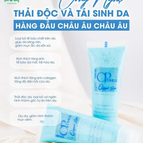 Tẩy Tế Bào Chết Optimus Thanh Mộc Hương 100ml - Làm Sạch Da Mặt, Ngừa Mụn, Dưỡng Ẩm, Trẻ Hóa Với Thành Phần Tự Nhiên