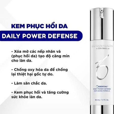 Kem Phục Hồi Zo Daily Power Defense 50ml & 30ml - Dưỡng Ẩm, Chống Lão Hóa, Bảo Vệ Da từ Zo Skin Health
