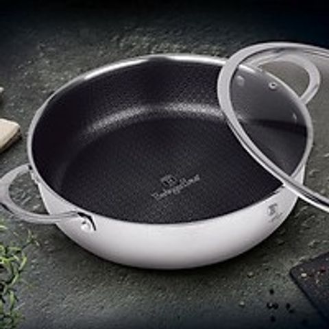Nồi Chảo Tổ Ong Berlinger Haus BH/7446 28cm - Chống Dính Eterna, Thép Không Gỉ, An Toàn Với Bếp Từ, Dung Tích 6.1L