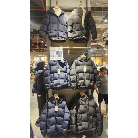 Áo Khoác Nam Lông Vũ Nhẹ Gấp Gọn Có Mũ MUJI - Chống Gió, Giữ Ấm Thoải Mái, Thời Trang Dạo Phố và Du Lịch