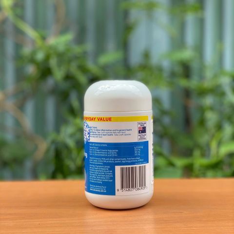 Dầu Cá Nature's Way Odourless Fish Oil 1000mg - Bổ Sung EPA, DHA Tốt Cho Mắt và Não Bộ - Hộp 80 Viên