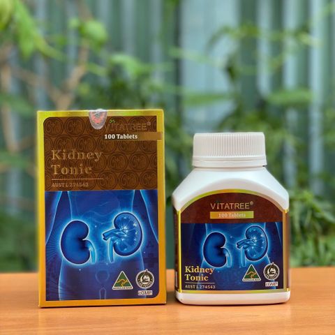 Viên Uống Hỗ Trợ Thận Vitatree Kidney Tonic 100 Viên - Sản Phẩm Nhập Khẩu Chính Ngạch Từ Úc, Tăng Cường Chức Năng Thận