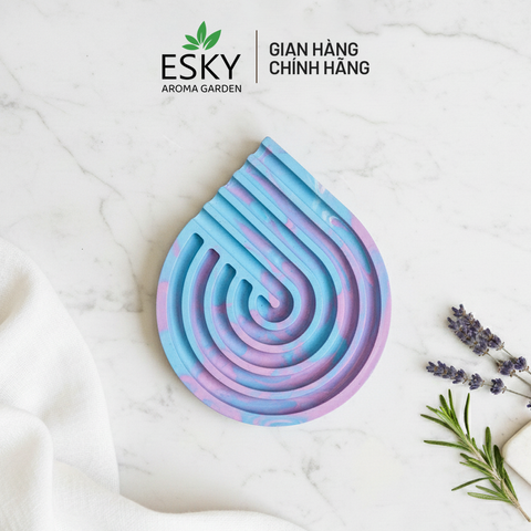Miếng Lót Ly Decor Handmade ESKY Aroma Garden - Khuếch Tán Tinh Dầu Thơm Sang Trọng cho Bàn Làm Việc và Trang Trí Phòng Ngủ