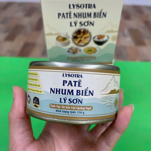 Pate Nhum Biển Lý Sơn LYSOTRA - Đặc Sản Tươi Ngon, An Toàn Không Chất Bảo Quản, Hương Vị Đậm Đà, 150g