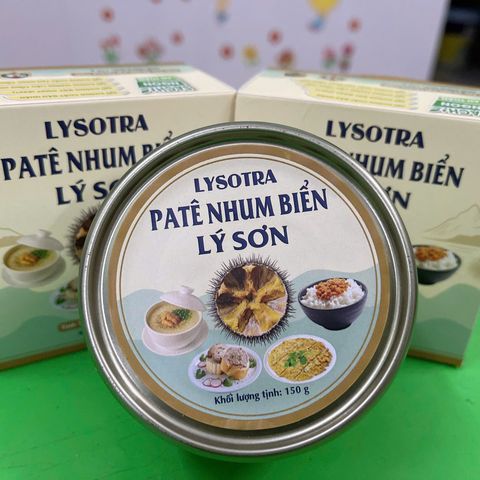 Pate Nhum Biển Lý Sơn LYSOTRA - Đặc Sản Tươi Ngon, An Toàn Không Chất Bảo Quản, Hương Vị Đậm Đà, 150g