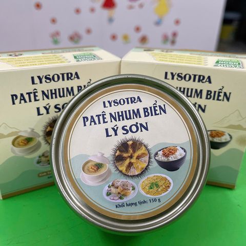 Pate Nhum Biển Lý Sơn LYSOTRA - Đặc Sản Tươi Ngon, An Toàn Không Chất Bảo Quản, Hương Vị Đậm Đà, 150g