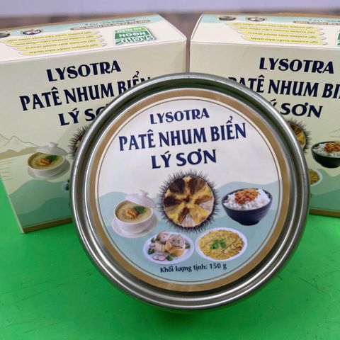 Pate Nhum Biển Lý Sơn LYSOTRA - Đặc Sản Tươi Ngon, An Toàn Không Chất Bảo Quản, Hương Vị Đậm Đà, 150g