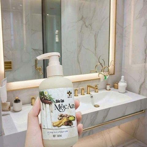 Dầu Gội Mộc An 300ml - Chiết Xuất Từ Thiên Nhiên Nhân Sâm, Gừng, Bồ Kết, Phù Hợp Cho Da Nhạy Cảm, Dưỡng Tóc Khỏe Mạnh