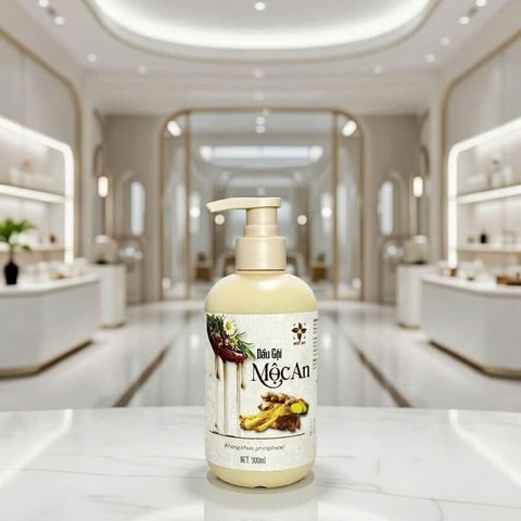 Dầu Gội Mộc An 300ml - Chiết Xuất Từ Thiên Nhiên Nhân Sâm, Gừng, Bồ Kết, Phù Hợp Cho Da Nhạy Cảm, Dưỡng Tóc Khỏe Mạnh