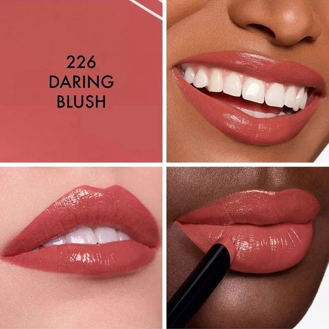 Son Dior Rouge Dior On Stage 226 Daring Blush - Son Môi Hồng Cam Đào Chất Lượng Chính Hãng Từ Dior, Bám Màu Lâu, Phù Hợp Mọi Dịp