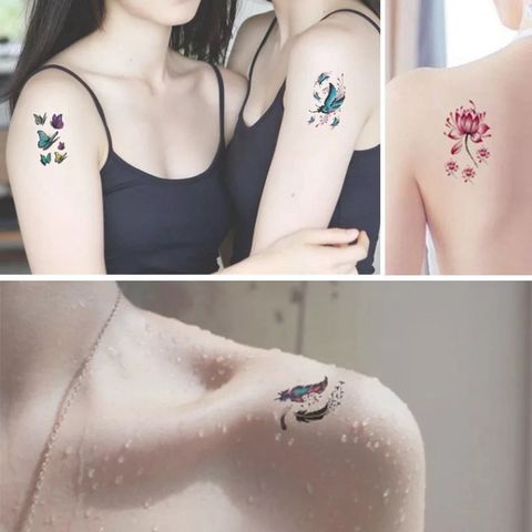 Miếng Dán Hình Xăm Mini Cực Đẹp - Hình Xăm Nước Thời Trang Dễ Bong, Trang Trí Sáng Tạo, Giao Màu Ngẫu Nhiên