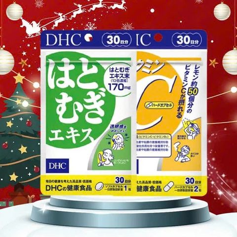 Combo Viên Uống Trắng Da Mờ Thâm DHC 60 Viên & 30 Viên - Cải Thiện Sắc Tố Da Tươi Sáng Chỉ Sau 30 Ngày Sử Dụng
