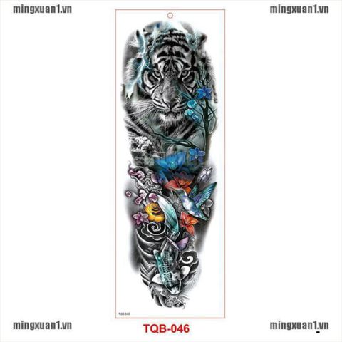 Hình Xăm Tạm Thời 3D Chống Nước Cá Tính - Dán Da An Toàn, Giữ Được 3 Ngày, Kiểu Dáng Đa Dạng, Hàng Mới Chất Lượng Cao