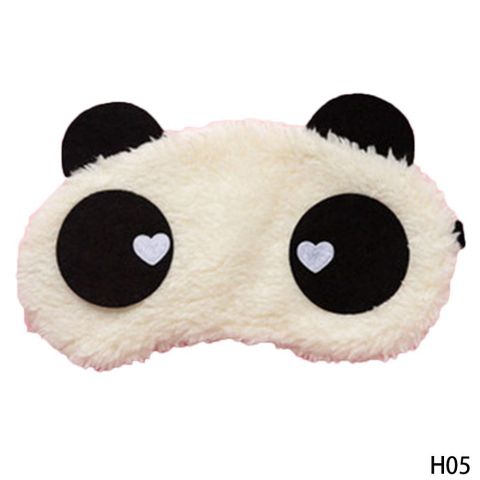 Bịt mắt ngủ hình gấu trúc dễ thương - Chất liệu cotton cao cấp, hỗ trợ giấc ngủ, món quà thú vị cho người yêu thích động vật