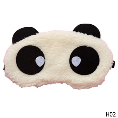 Bịt mắt ngủ hình gấu trúc dễ thương - Chất liệu cotton cao cấp, hỗ trợ giấc ngủ, món quà thú vị cho người yêu thích động vật