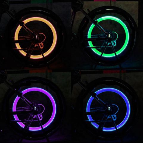 Đèn LED Gắn Van Bánh Xe Ô Tô, Xe Máy - Tăng Cường An Toàn Khi Đi Đêm, Dễ Dàng Lắp Đặt, Sáng Màu Nổi Bật