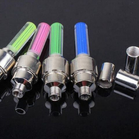 Đèn LED Gắn Van Bánh Xe Ô Tô, Xe Máy - Tăng Cường An Toàn Khi Đi Đêm, Dễ Dàng Lắp Đặt, Sáng Màu Nổi Bật