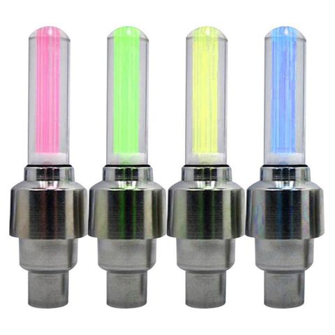 Đèn LED Gắn Van Bánh Xe Ô Tô, Xe Máy - Tăng Cường An Toàn Khi Đi Đêm, Dễ Dàng Lắp Đặt, Sáng Màu Nổi Bật