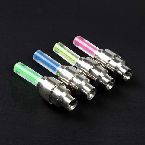 Đèn LED Nắp Van Đạp Xe Phát Sáng - Trang Trí Xe Máy, Xe Hơi - Bộ 2 Chiếc Mã AHE17