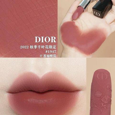 Son Dior Rouge Dior Millefiori Couture Edition 1947 Miss Dior Màu Cam Cháy - Son Môi Chính Hãng Sang Trọng Cho Phái Đẹp