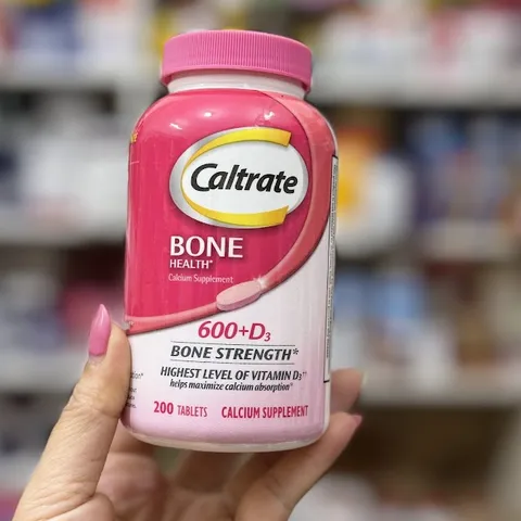 Viên Uống Caltrate Bone Health 600 + D3 - 200 Viên Hỗ Trợ Xương Chắc Khỏe, Tăng Hấp Thu Canxi Cho Người Trưởng Thành và Lớn Tuổi