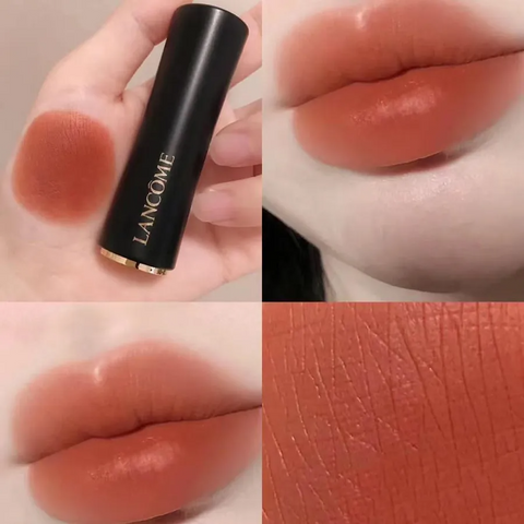 Son Lancôme L'Absolu Rouge Matte Lipstick 336 Melodrama - Son Môi Màu Cam Cháy Cao Cấp, Bền Màu, Dưỡng Ẩm Tự Nhiên