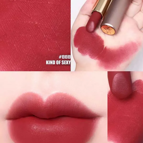Son Lancôme L'Absolu Rouge 888 Kind Of Sexy - Son Môi Đỏ Bordeaux Cao Cấp, Độ Bền Màu Tuyệt Vời, Dưỡng Ẩm Mềm Mại, Chính Hãng