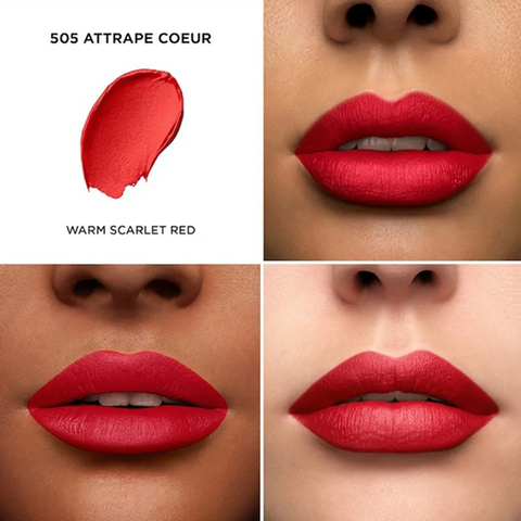 Son Lancôme Chiara Ferragni L'Absolu Rouge Drama Matte 505 - Son Môi Đỏ Cổ Điển Cao Cấp Chính Hãng Cho Phái Đẹp