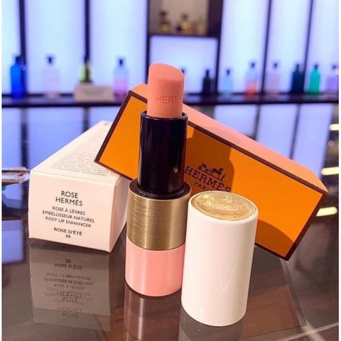 Son Dưỡng Hermes 30 Rose D'ete Màu Hồng Nude Chính Hãng - Sắc Đẹp Sang Trọng và Dưỡng Ẩm Tối Đa Cho Đôi Môi