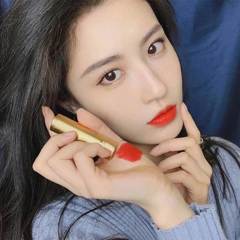 Son Lì Gucci 500 Odalie Red - Son Môi Đỏ Cam Sang Trọng Chính Hãng, Đem Đến Vẻ Đẹp Quyến Rũ Cho Mọi Cô Gái