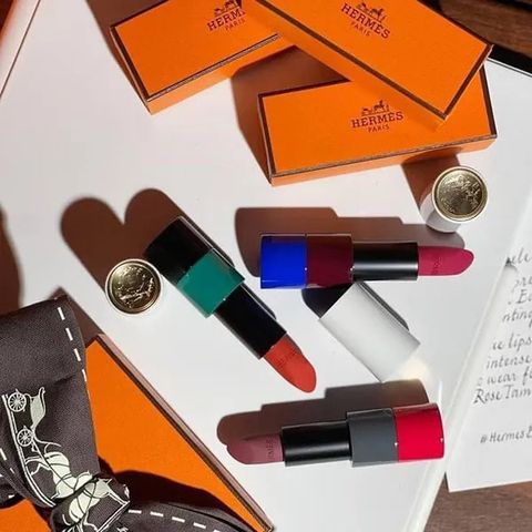 Son Rouge Hermès Matte Lipstick Limited Edition 49 Rose Tamisé - Son Hồng Đất Chính Hãng, Mỹ Phẩm Sang Trọng Cho Đôi Môi Tự Nhiên